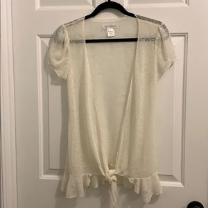 White House Black Market short sleeved cardigan